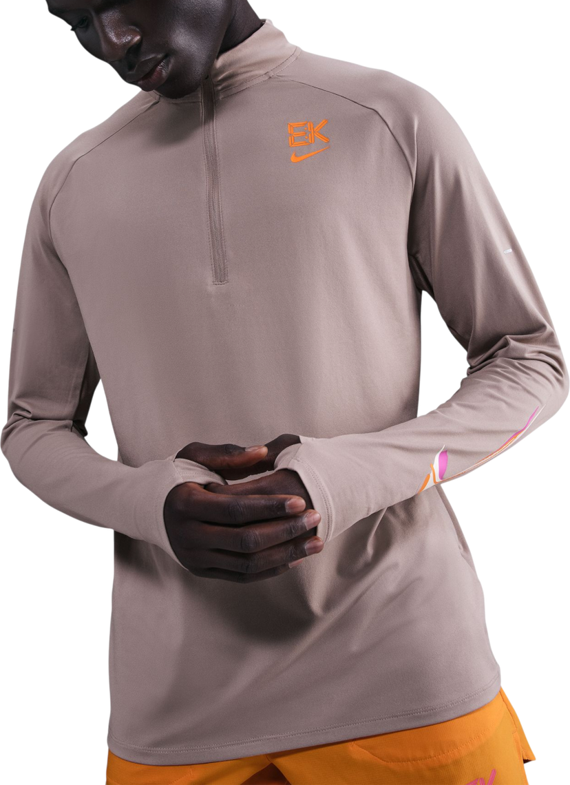 Тениска Nike Stride Eliud Kipchoge Quarter-Zip Running Top Бежово | hv2658-271