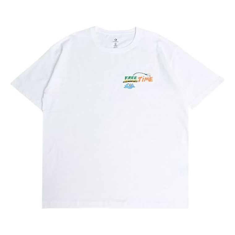 Тениска Converse Fishing Graphic Tee Бяло | 10027222-A01, 0