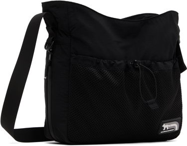 Чанта през рамо MAISON KITSUNÉ Maison Kitsuné Flash Fox Messenger Bag Черно | NM05172WQ4034, 1