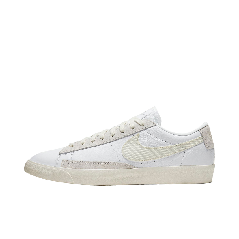 Кецове и обувки Nike Blazer Low Leather "Platinum Tint" Бяло | cw7585-100