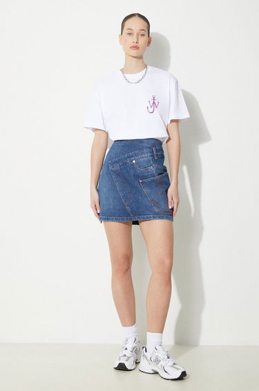 Тениска JW Anderson JW Anderson Naturally Sweet Anchor T-Shirt Бяло | JT0220.PG0980.001, 1