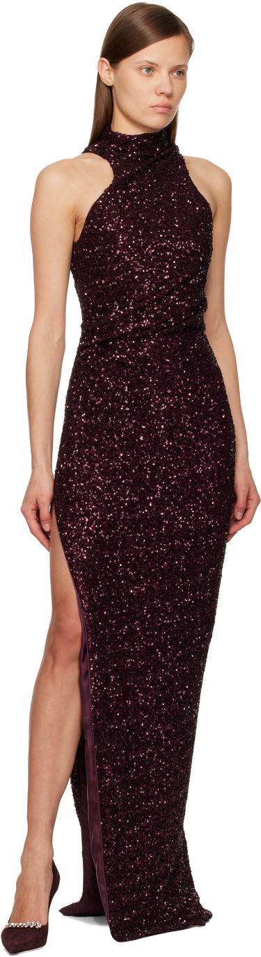 Кецове и обувки Jimmy Choo Belinda 90 Suede Crystal-Embellished Pointed-Toe Pumps Бургунди | BELINDA PUMP 90, 4