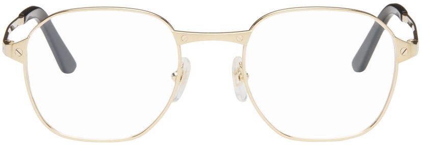 Слънчеви очила Cartier Square Glasses Бежово | CT0441O-001