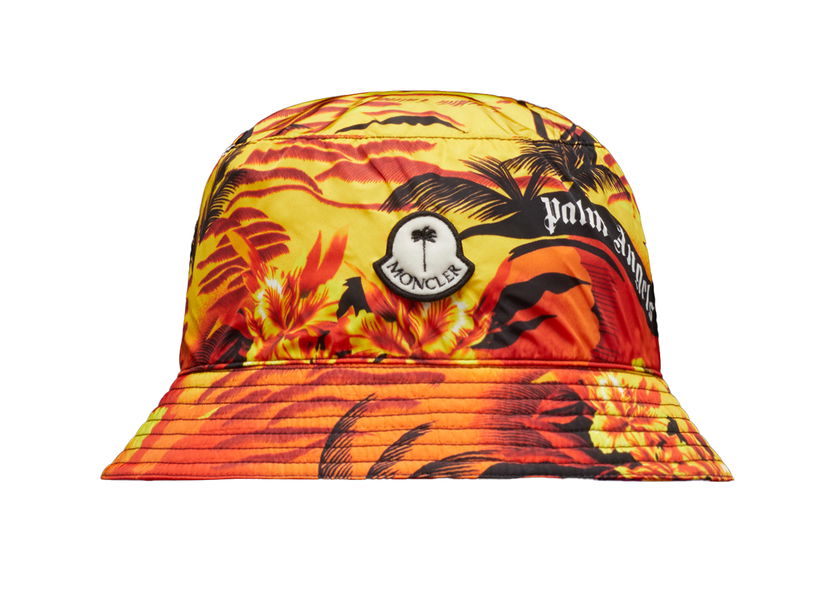 Шапка Moncler Palm Angels x Printed Bucket Hat Оранжево
 | G209L3B000130U053140