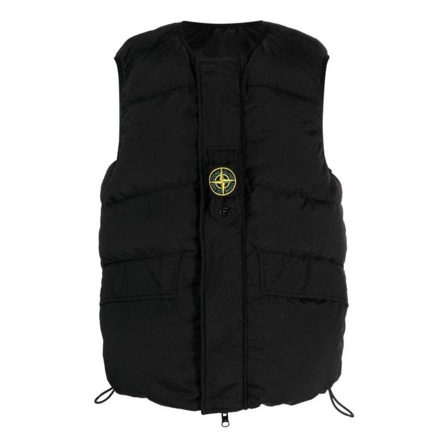 Жилетка Stone Island Reversible Quilted Down Vest Черно | 7915G1119-V0029, 0