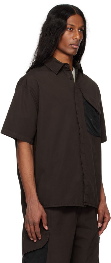 Риза A-COLD-WALL* A-COLD-WALL* Brunswick Short Sleeve Shirt Черно | ACWMSH167, 1