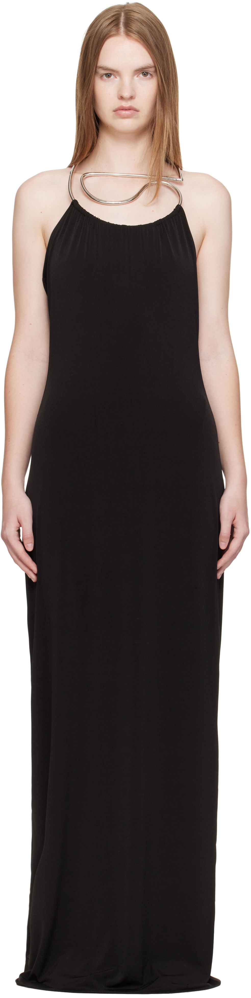 Pокля Coperni Coperni Necklace Maxi Dress Черно | COPR207F5022, 0