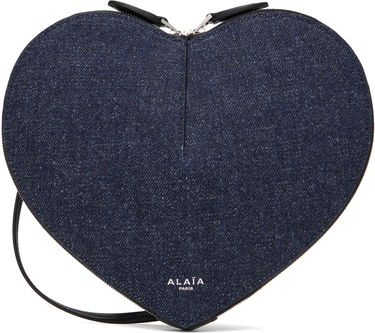 Дамска чанта Alaïa ALAÏA 'Le Coeur' Denim Heart Bag Синьо | AA1P003CA284, 0