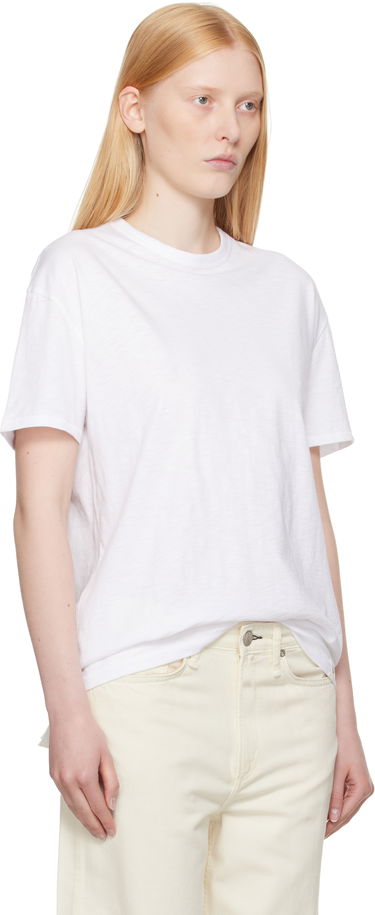 Тениска rag & bone Rag & Bone Boyfriend Mini Slub T-Shirt Черно | WCC23ST059CH59, 4