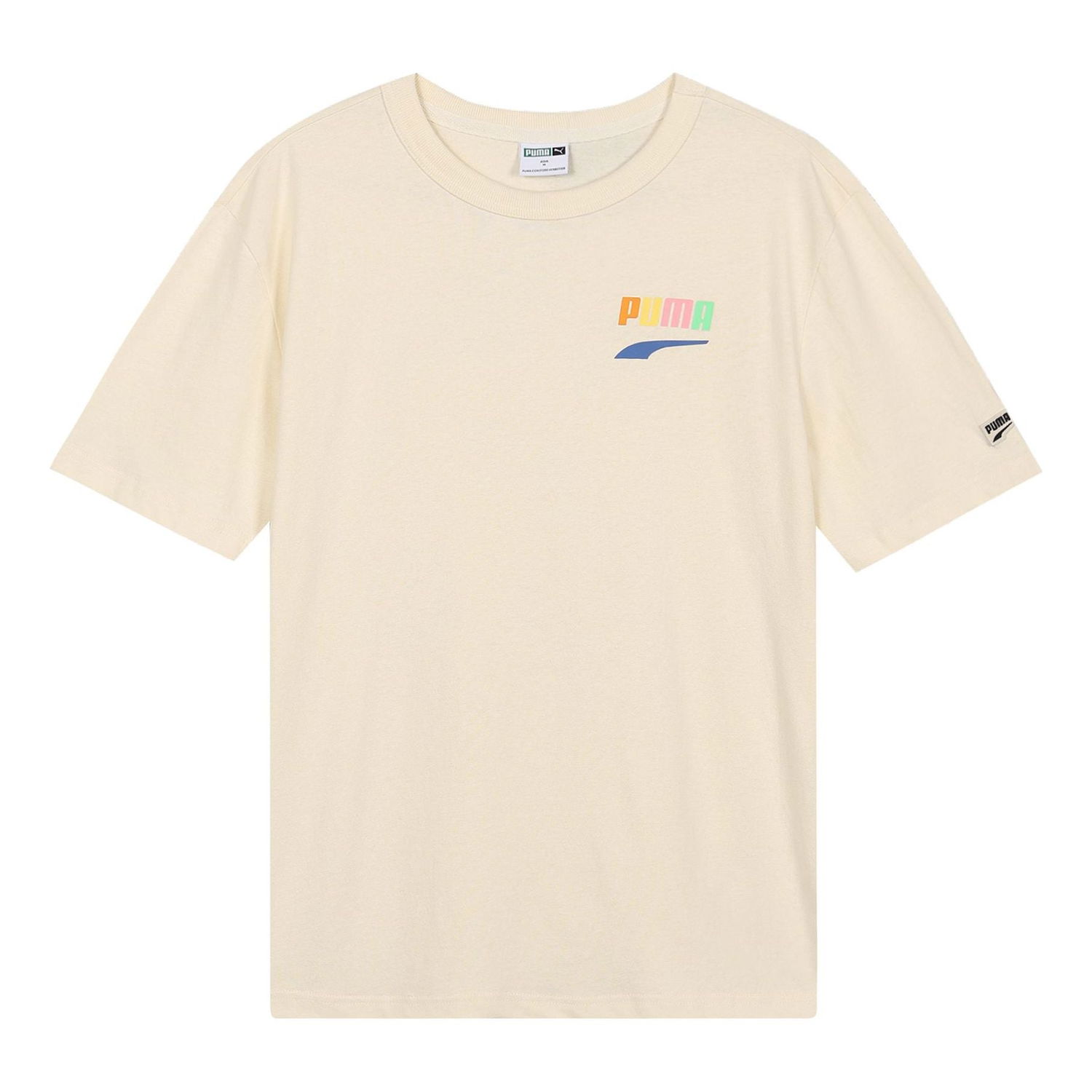 Тениска Puma Sports Alphabet Cartoon Print T-Shirt Бежово | 531335-75, 0