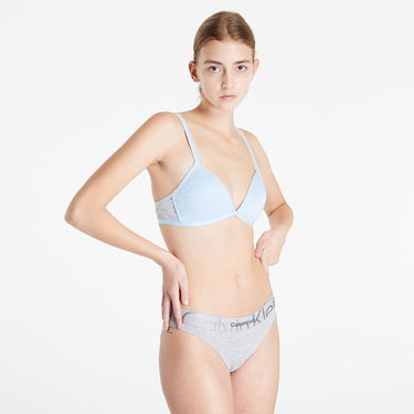 Сутиен CALVIN KLEIN Lace Light Lined Triangle Синьо | QF6199E 5F9, 1