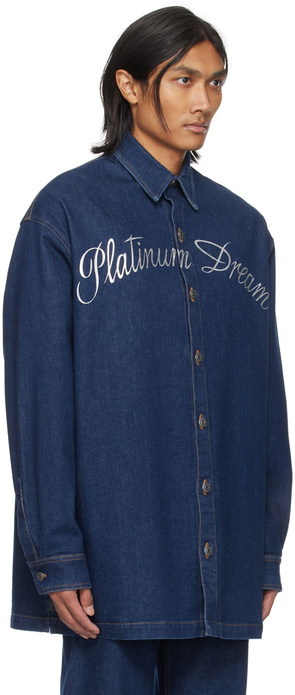 Риза Stella McCartney Dream Denim Shirt Синьо | 6D02643SPH66, 1