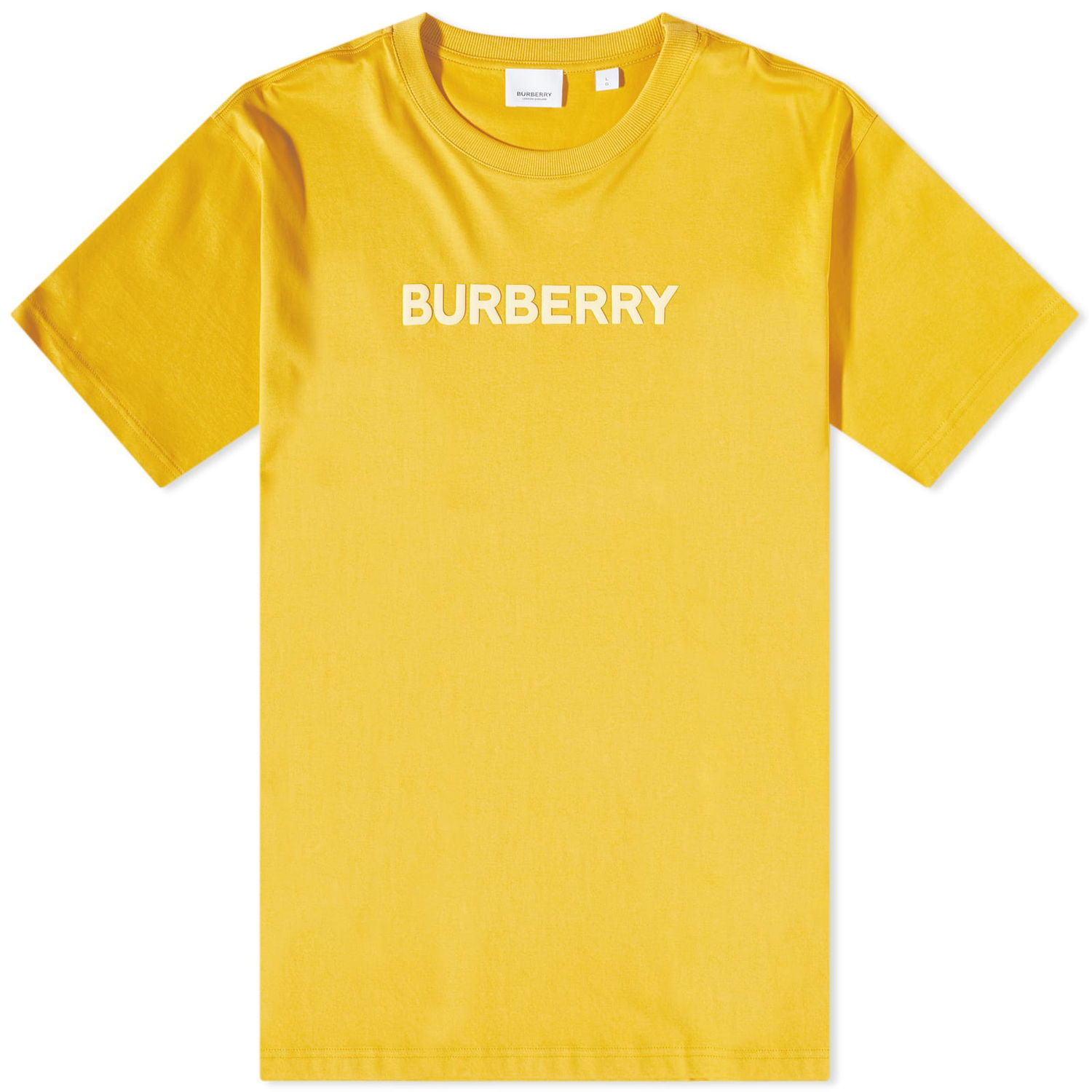 Тениска Burberry Harriston Logo Tee Жълто | 8065396A4029, 0