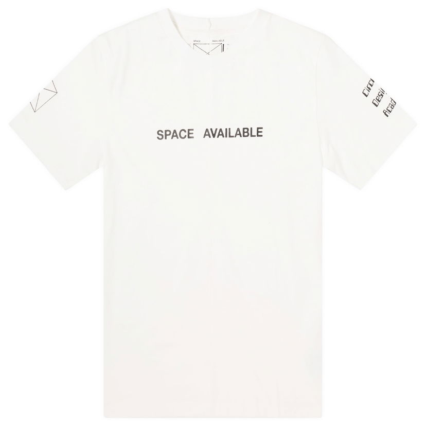 Тениска Space Available SA Logo Бяло | SA04-LG001-WHT