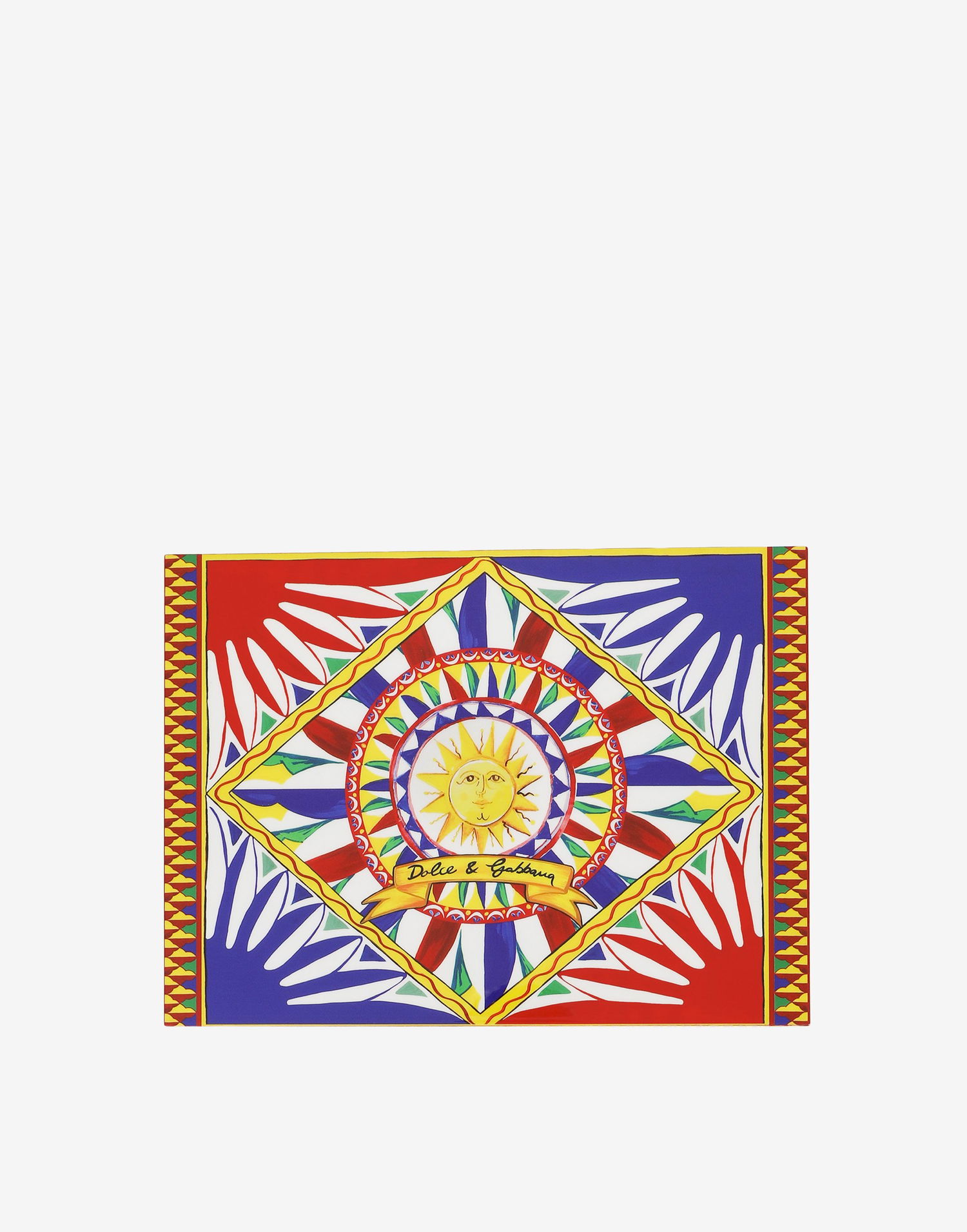 Домашен декор Dolce & Gabbana Dolce & Gabbana Sicilian Sun Print Large Decorative Plexiglass Box Многоцветен | TCC201TCAMYUC067, 0