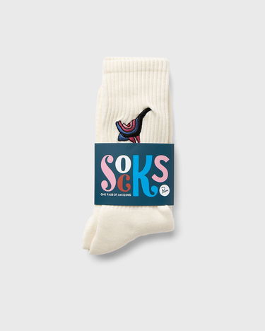 Чорапи By Parra Angry Duck Crew Socks Бежово | 52465, 0