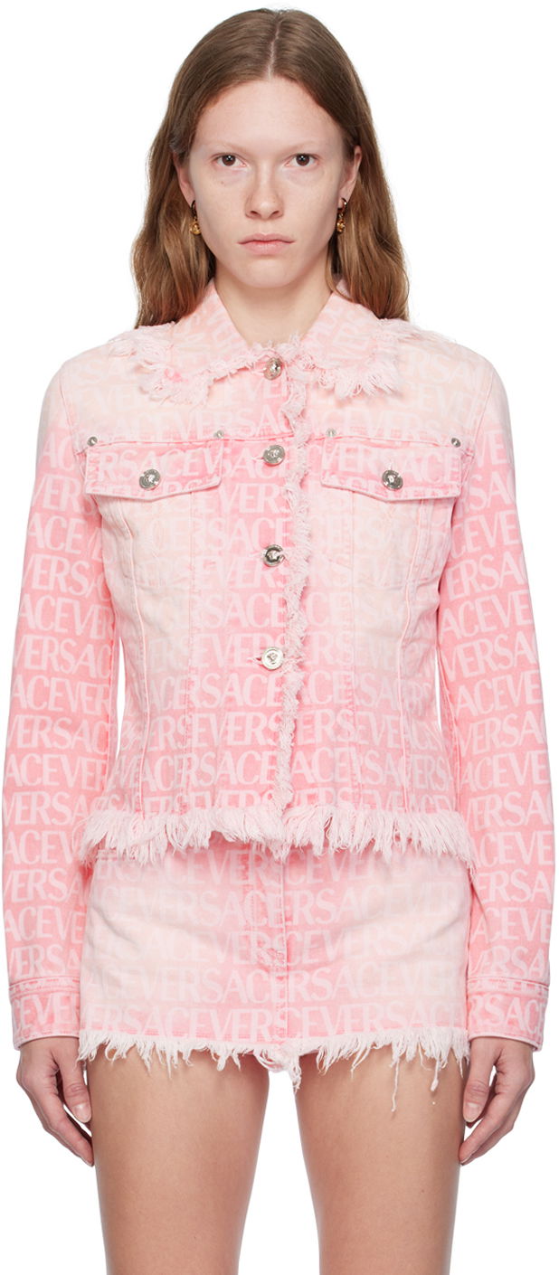 Яке Versace Allover Denim Розово | 1010938_1A08193, 0