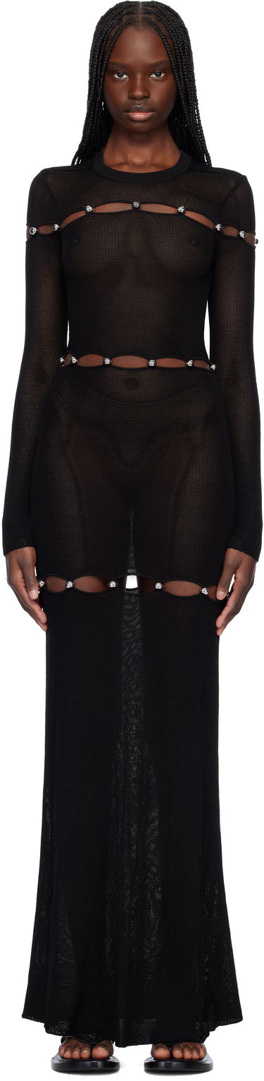 Pокля ISABEL MARANT Isabel Marant Elmire Maxi Dress Черно | RO0810FA-C2L01I, 0