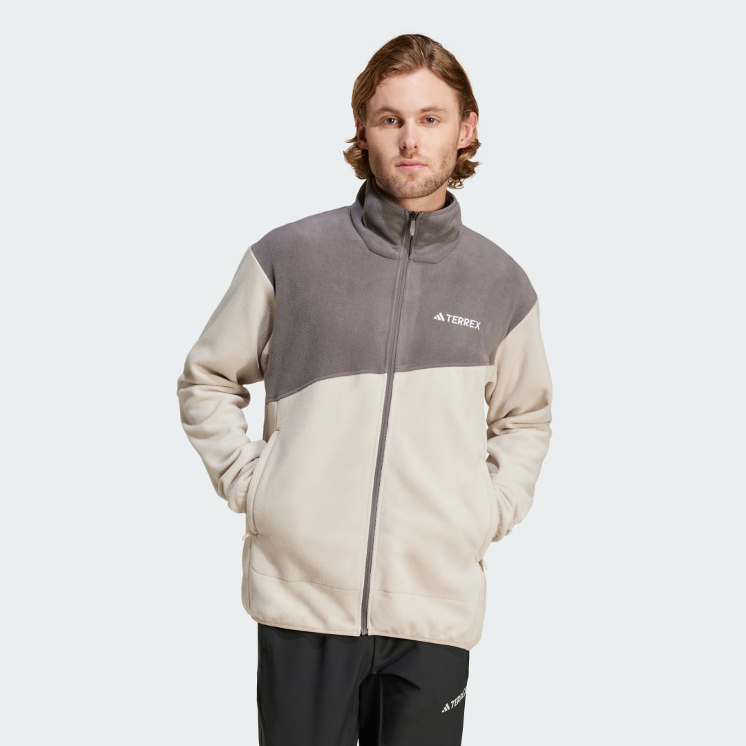 Яке adidas Performance Terrex Multi Full-Zip Fleece Бяло | IZ3296, 0