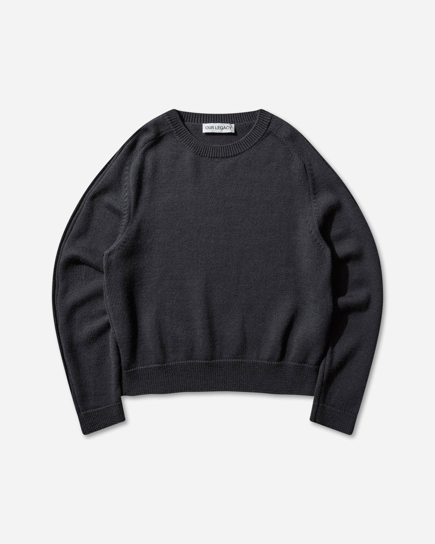Пуловер OUR LEGACY True Roundneck Sweater Черно | M4253TO 001, 1