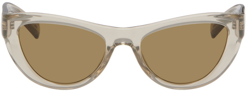 Слънчеви очила Saint Laurent New Wave Sunglasses Бежово | SL 676, 0