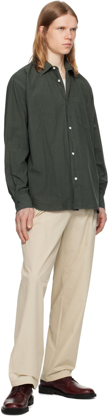 Риза NORSE PROJECTS Norse Projects Mo Cotton Tencel Shirt Зелено | N40-0822, 3