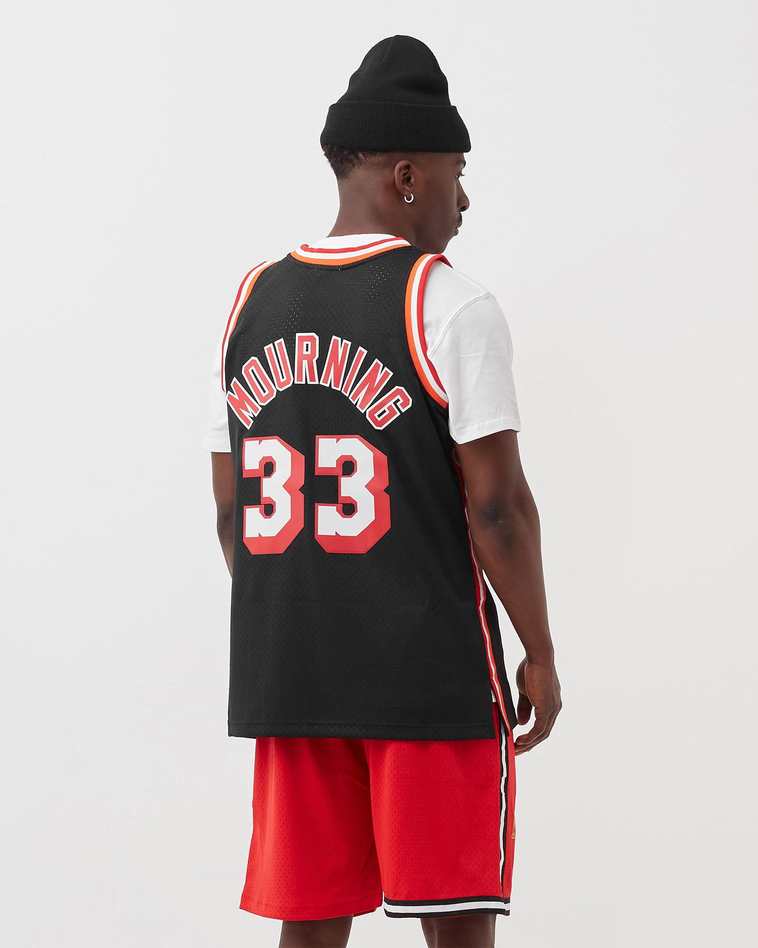 Фланелка Mitchell & Ness NBA Swingman Jersey Miami Heat 1996-97 Alonzo Mourning Черно | SMJYAC18093-MHEBLCK96AMO, 1