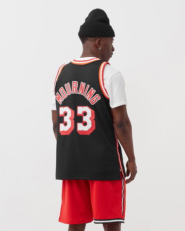 Фланелка Mitchell & Ness NBA Swingman Jersey Miami Heat 1996-97 Alonzo Mourning Черно | SMJYAC18093-MHEBLCK96AMO, 1