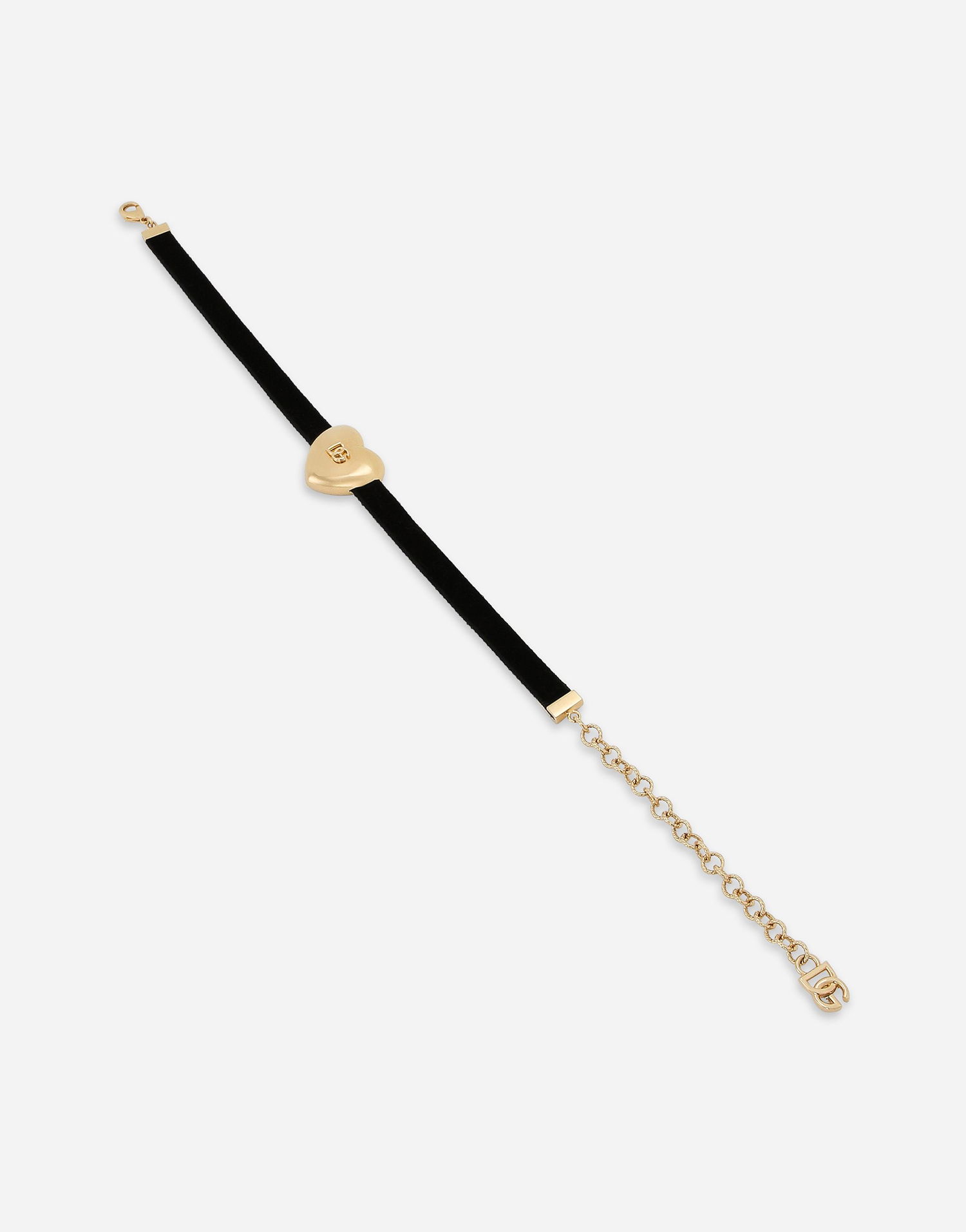 Колие Dolce & Gabbana Velvet Ribbon Necklace With Logo Многоцветен | WNQ8S1W1111N0011, 0