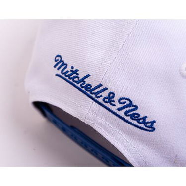 Шапка с козирка Mitchell & Ness Branded Sharktooth Snapback Branded Blue / White Синьо | HHSS5164-MNNYYPPPBLWH, 4