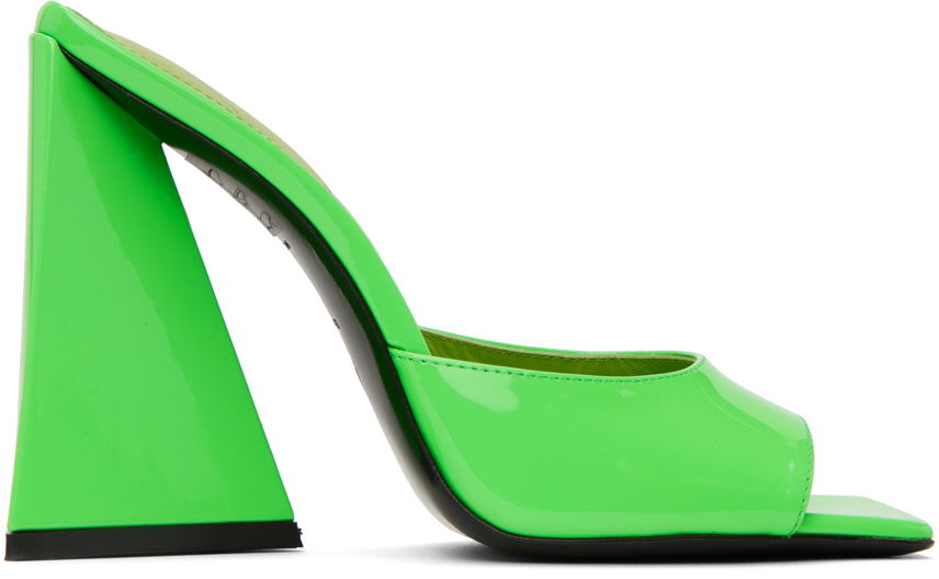 Pокля The Attico Attico Devon Heeled Sandals Зелено | 231WS000 L002, 0