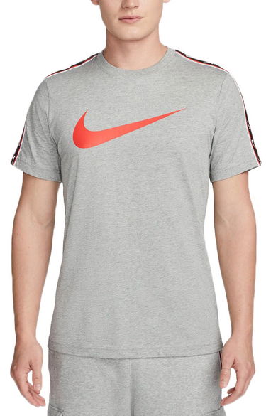 Тениска Nike Tee Sportswear Repeat Сиво | dx2032-064, 0