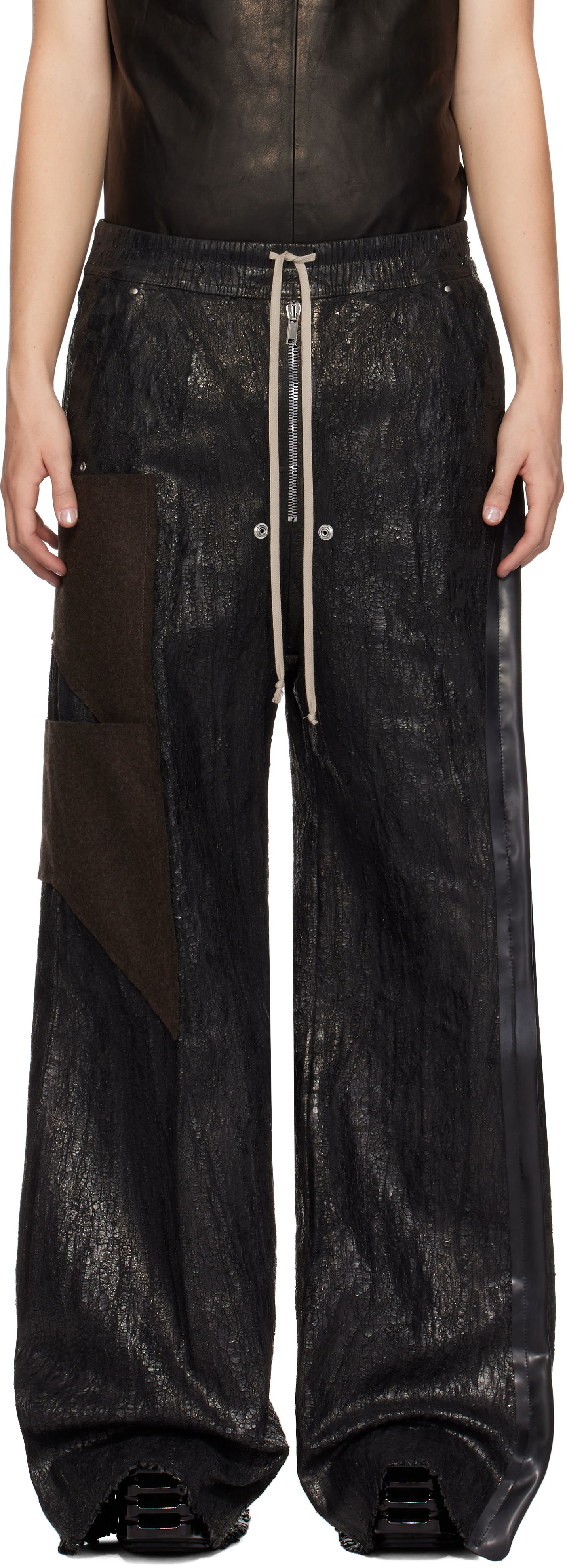 Дънки Rick Owens Wide Bela Jeans Черно | RR02D6307 BMTWTY, 0