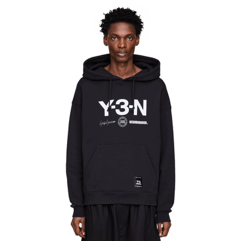 Суитчър adidas Originals Y-3 x NEIGHBORHOOD Graphic Hoodie Черно | JW7004