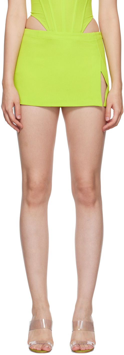 Пола Miaou Miaou Micro Miniskirt Зелено | 4012-CL-NELI, 0