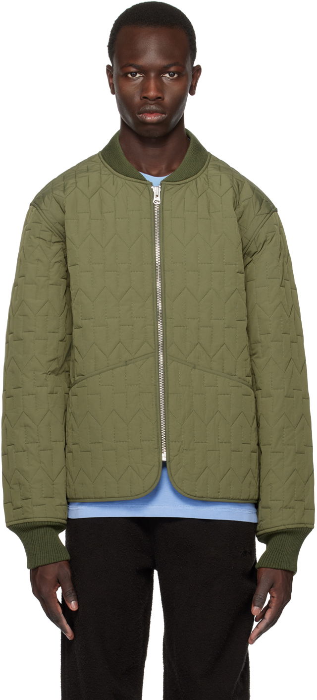 Яке Stüssy S Quilted Liner Jacket Зелено | 115670, 0