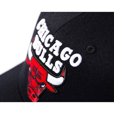 Шапка с козирка Mitchell & Ness NBA Top Spot Classic Red Chicago Bulls Black Черно | HHSSINTL1265-CBUBLCK, 4