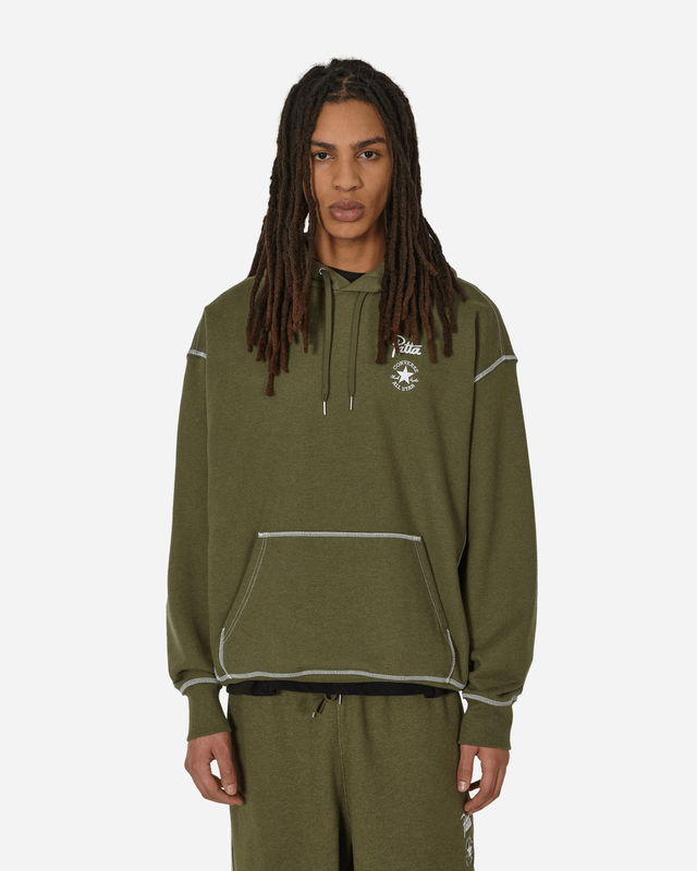 Patta Gold Standard Hoodie Utility Green Heather