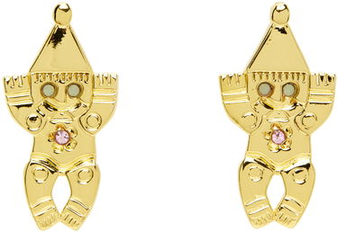 Обеци Chopova Lowena Chopova Lowena Gnome Gold-Tone Earrings Жълто | 6266, 0