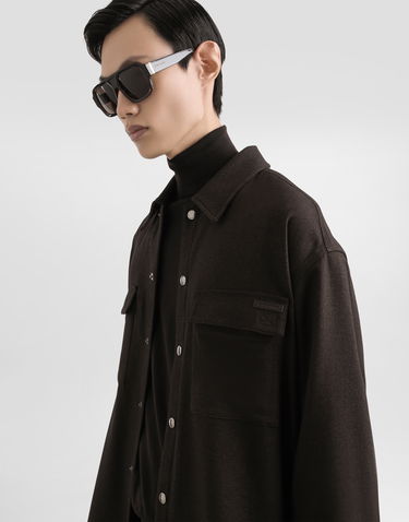 Риза Dolce & Gabbana Dolce & Gabbana Wool Shirt Кафяво | G5MM6TFURNCM3977, 3