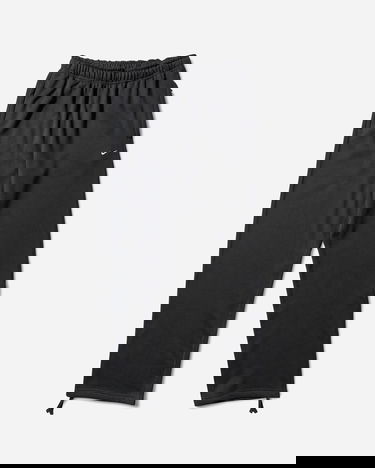 Спортни панталони Nike Solo Swoosh Fleece Open-Hem Pants Черно | HV1090-010, 4