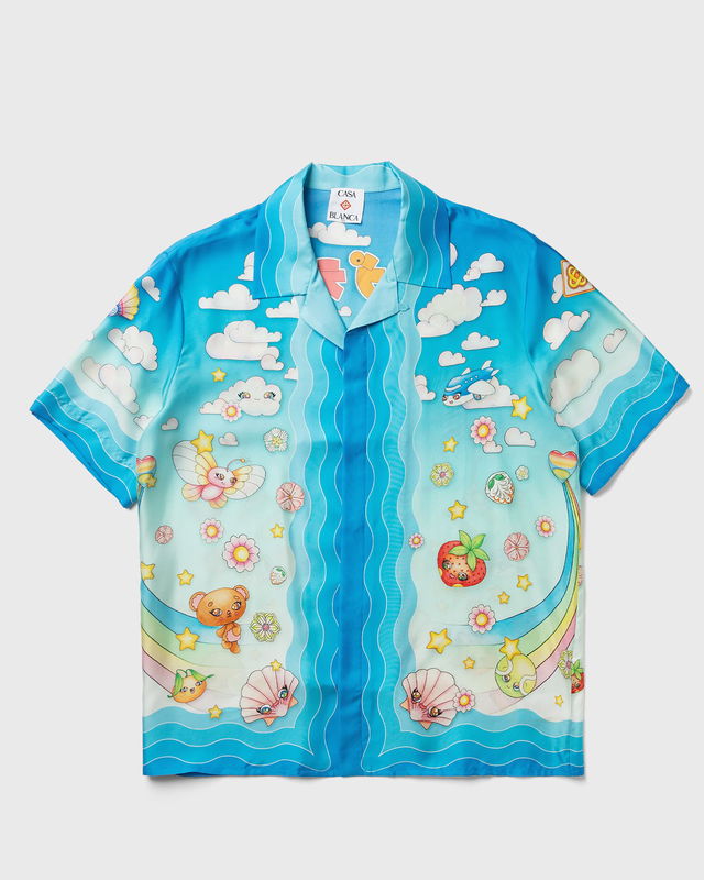 Cuban Collar Short Sleeve Shirt