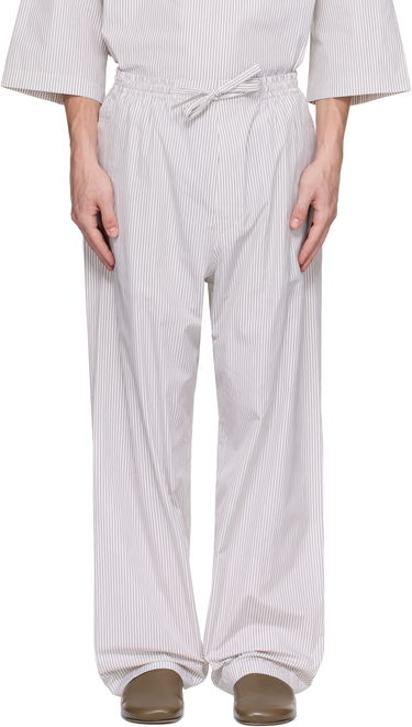 Пижама LEMAIRE Lemaire Striped Pyjama Trousers Бяло | PA1211 LF1409, 0