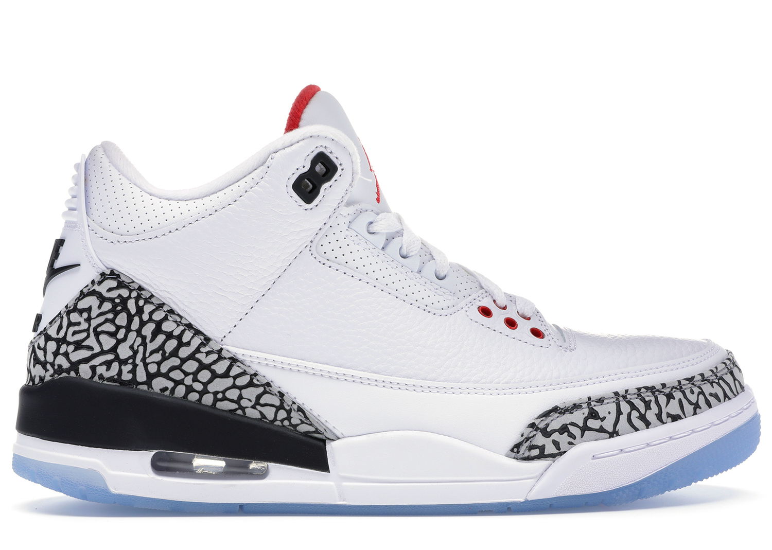Кецове и обувки Jordan Jordan 3 Retro Free Throw Line White Cement Бяло | 923096-101, 0