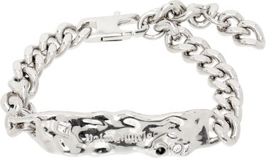 Гривна Palm Angels Melted Chain Bracelet With Logo Металик | PMOA055S25MAT0017279, 0
