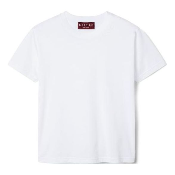 Тениска Gucci Cotton Jersey T-Shirt Бяло | 787299-XJGMN-9692, 0
