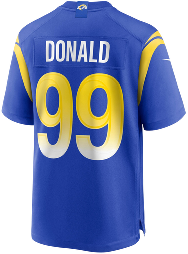 Фланелка Nike NFL LA Rams Aaron Donald 99 Home Jersey Синьо | 67nm-lrgh-95f-2na-67nm-lrgh-95f-2na, 1