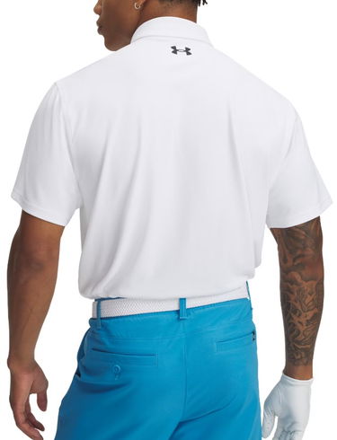 Поло тениска Under Armour UA T2G Pique Polo Shirt Бяло | 1390123-100, 2
