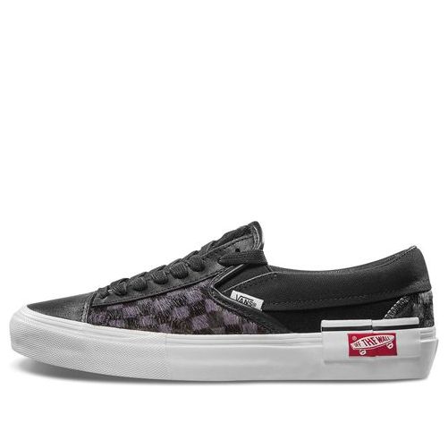 Кецове и обувки Vans Slip-On Cap LX Pony Checkered Черно | VN0A3TKSVSN