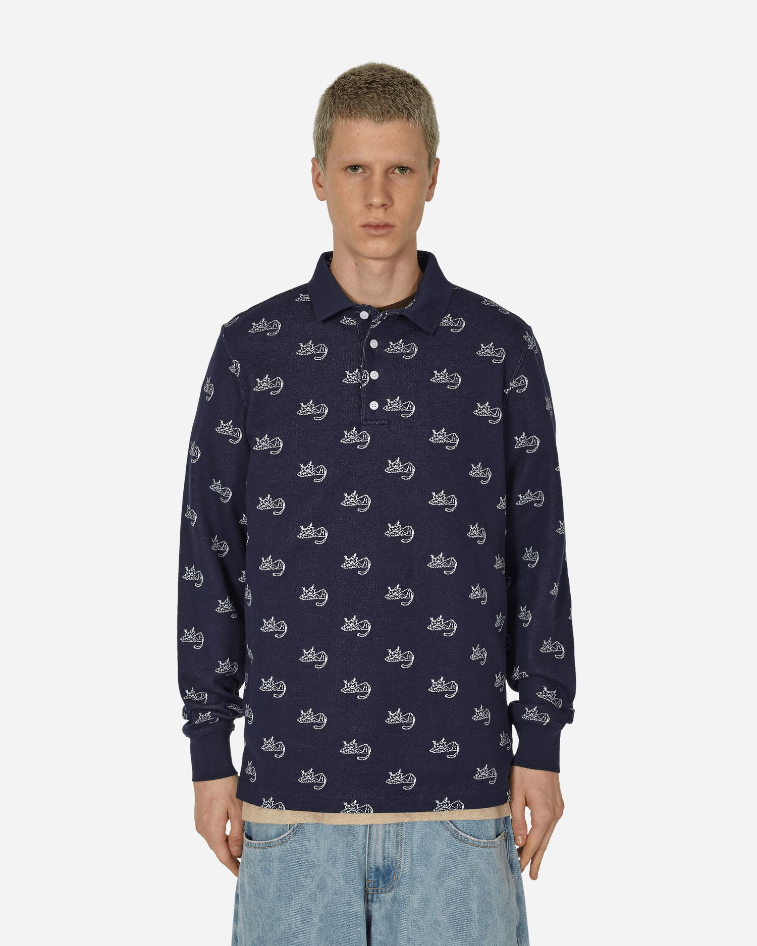Поло тениска Puma Noah x Jacquard Polo Тъмно синьо | 623863-06, 0